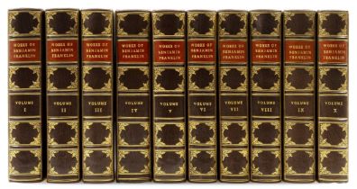 Franklin (Benjamin) The Complete Works, 10 vol., one of 600 copies, this letter Q marked …