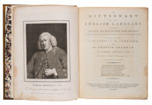 Johnson (Samuel) A Dictionary of the English Language, 2 vol., sixth edition, 1785.