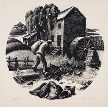 δ Clare Leighton (1898-1989) Grist Mill