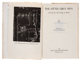 [Watkins-Pitchford (D.J.)], "BB." The Little Grey Men, signed by the author on title, black and …