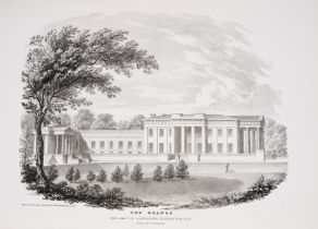 Hampshire.- Hewetson (J.) Architectural and Picturesque Views of Noble Mansions in Hampshire, 25 …