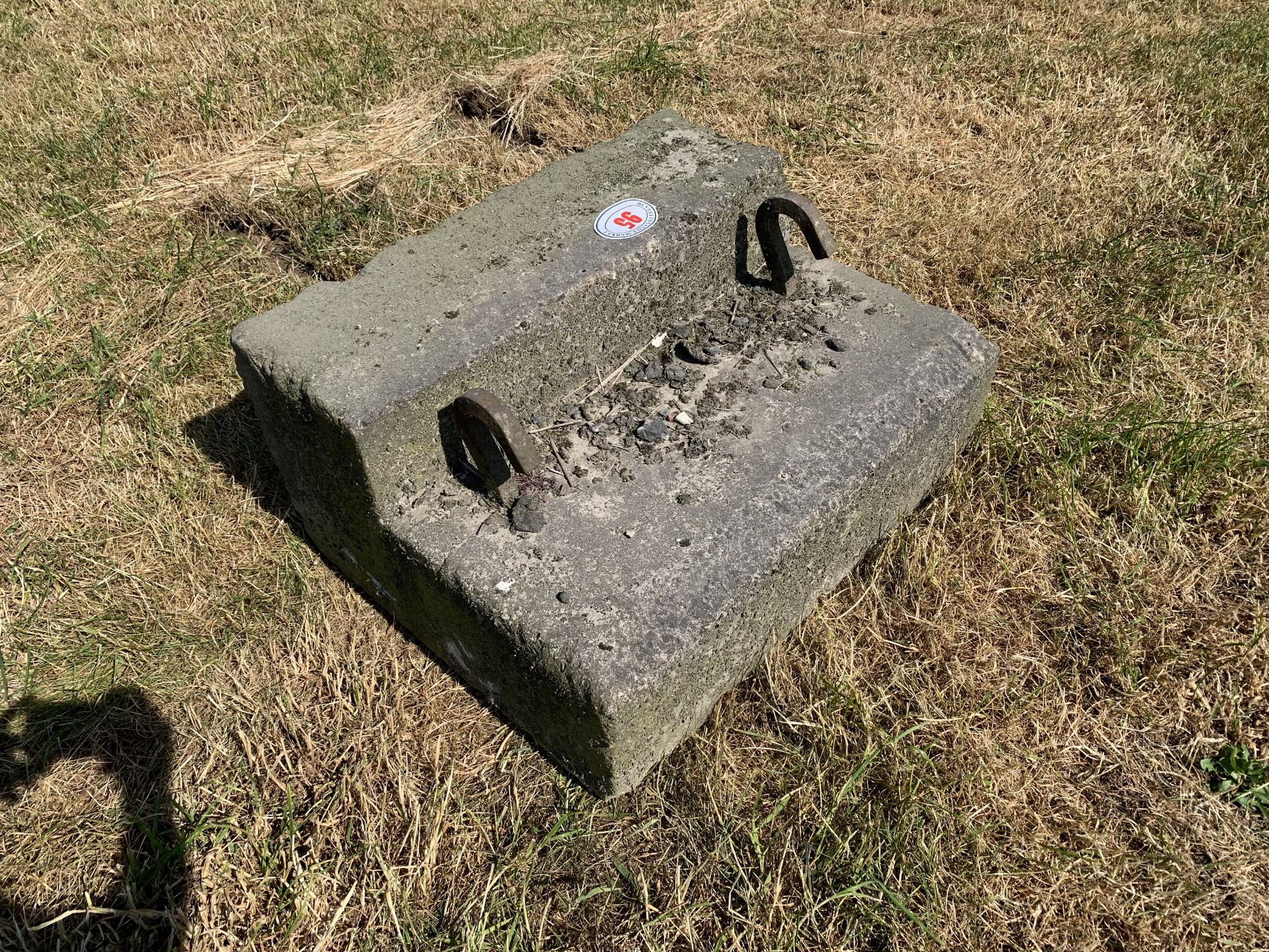 Concrete weight block