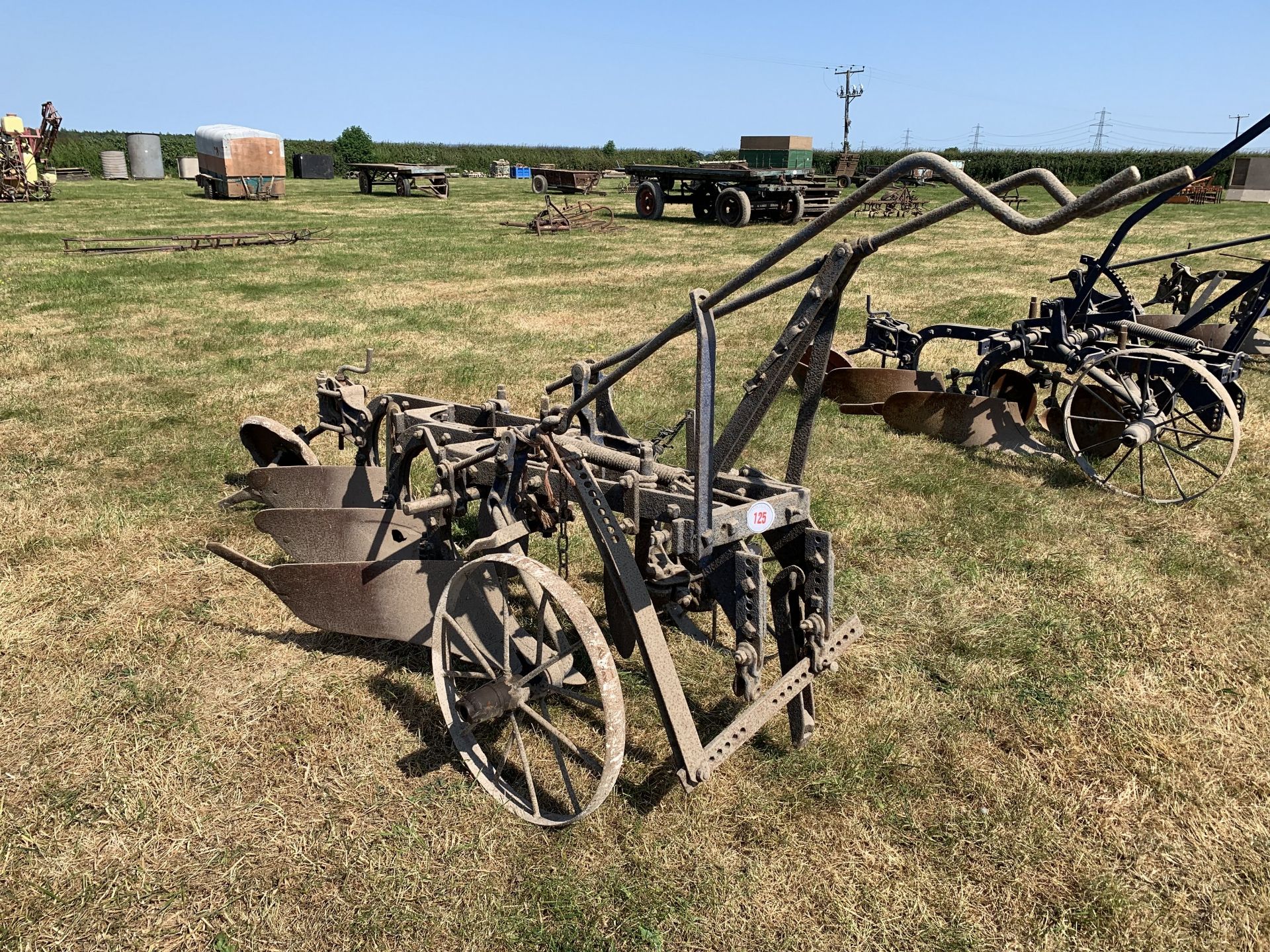 NO VAT 3 furrow plough