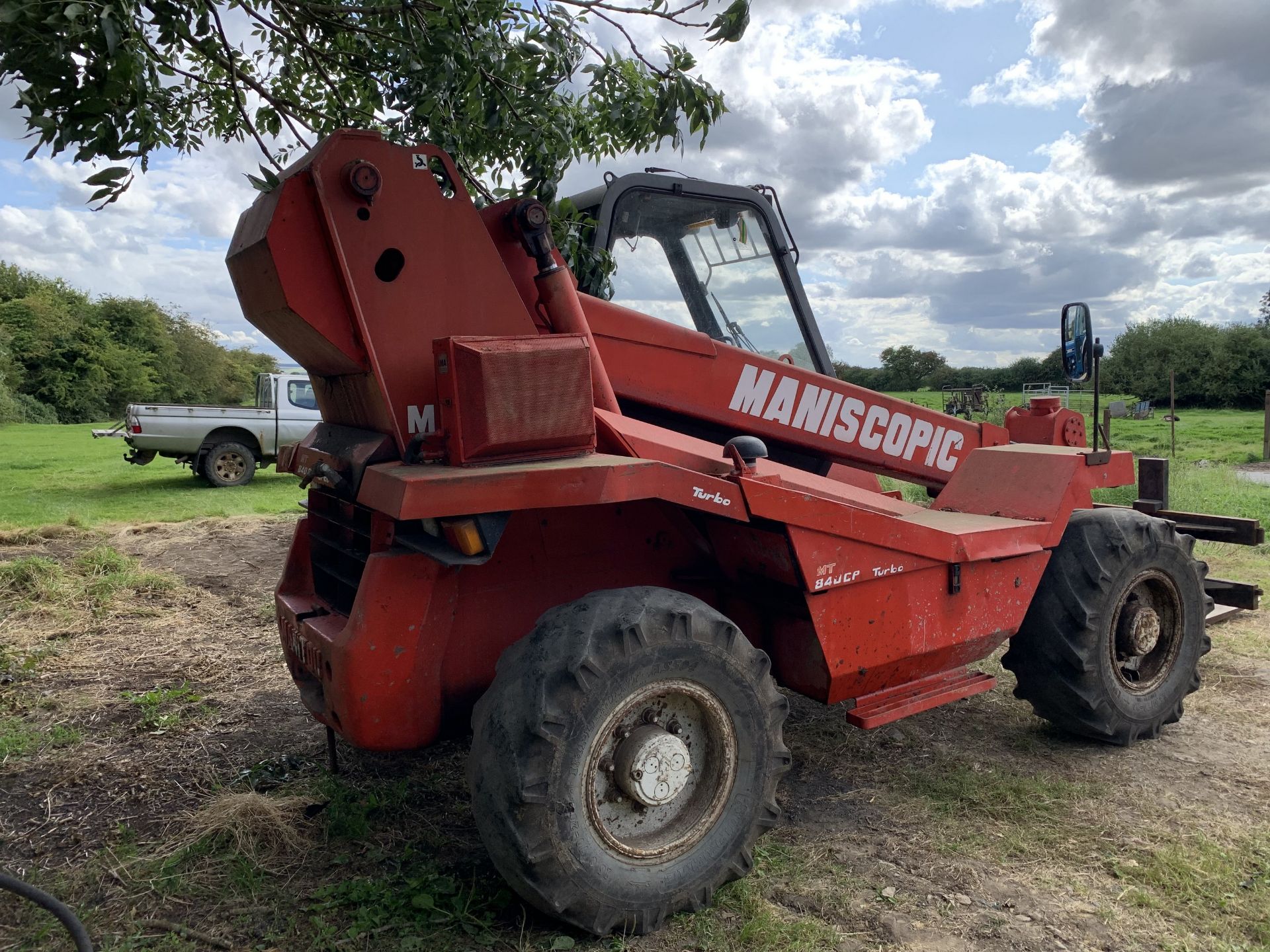 Manitou MT840 CP Turbo telehandler, 6415 hours, with pallet tines - Image 8 of 9