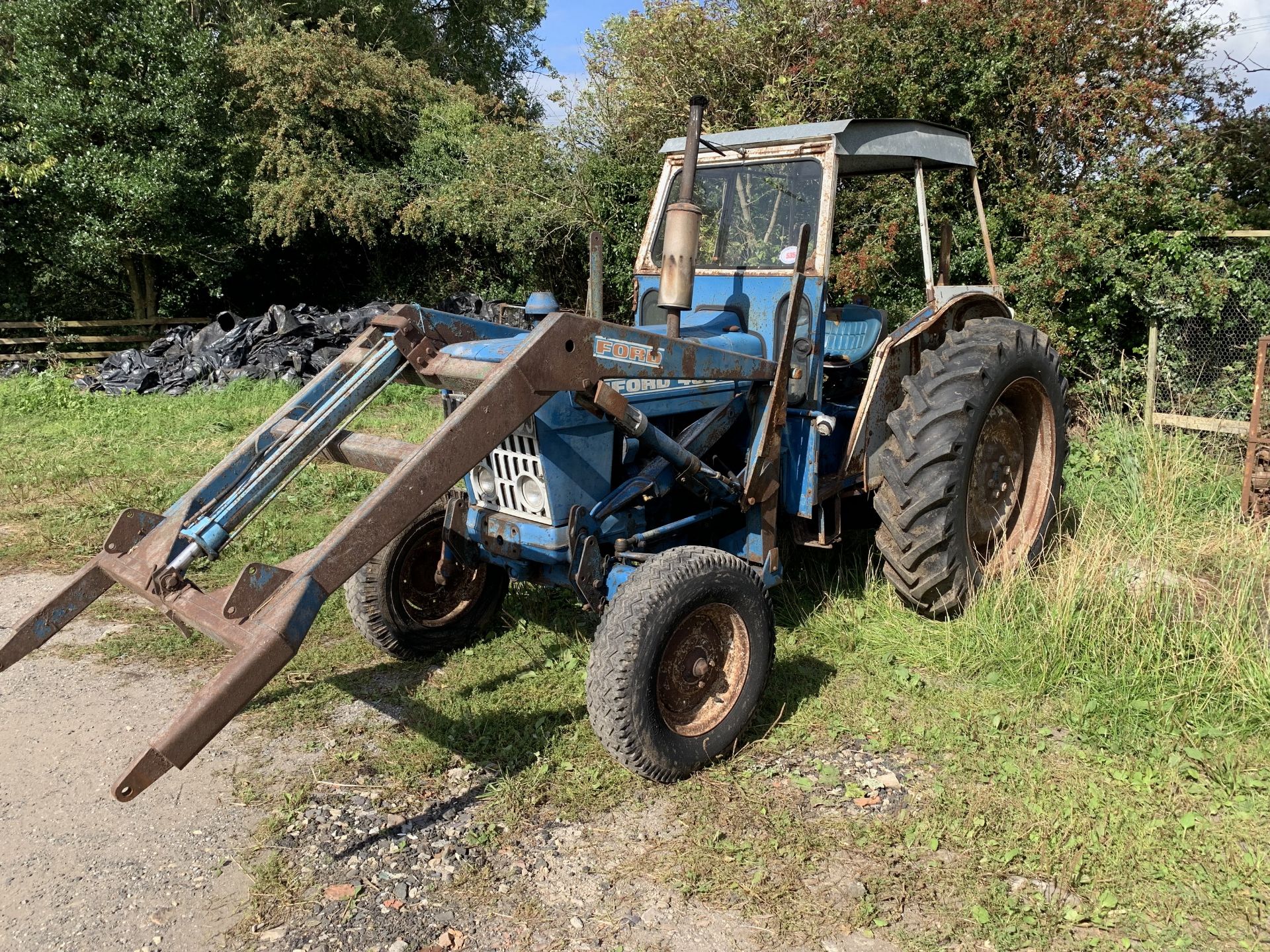 1970 Ford 4000 tractor, UAJ 730J 1970 Ford 4000 tractor with front loader, UAJ 730J, 5288 hours,