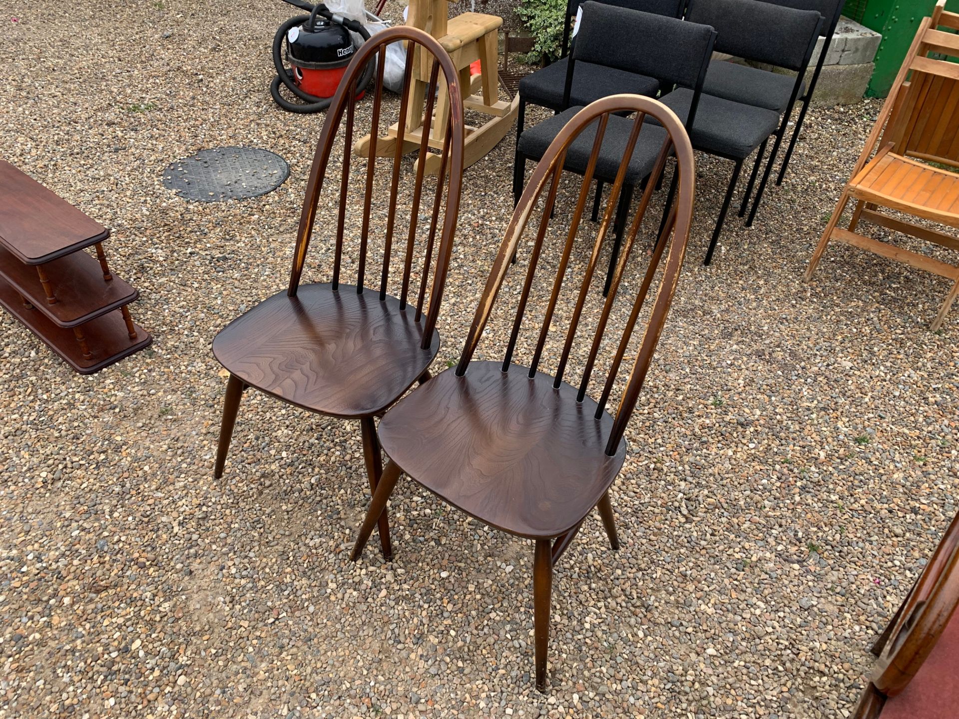 NO VAT 4 Ercol dining chairs