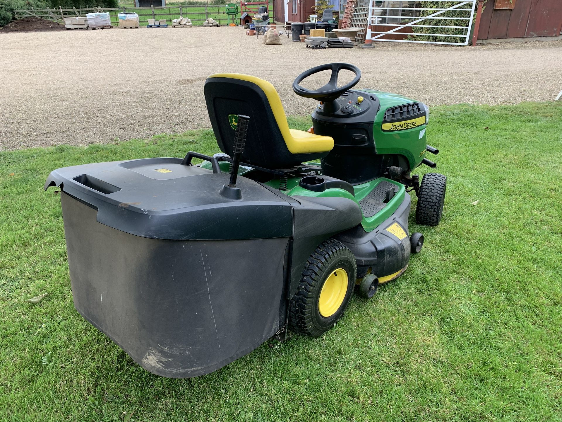 2012 John Deere X155R ride on mower, 300 hours - Image 2 of 2