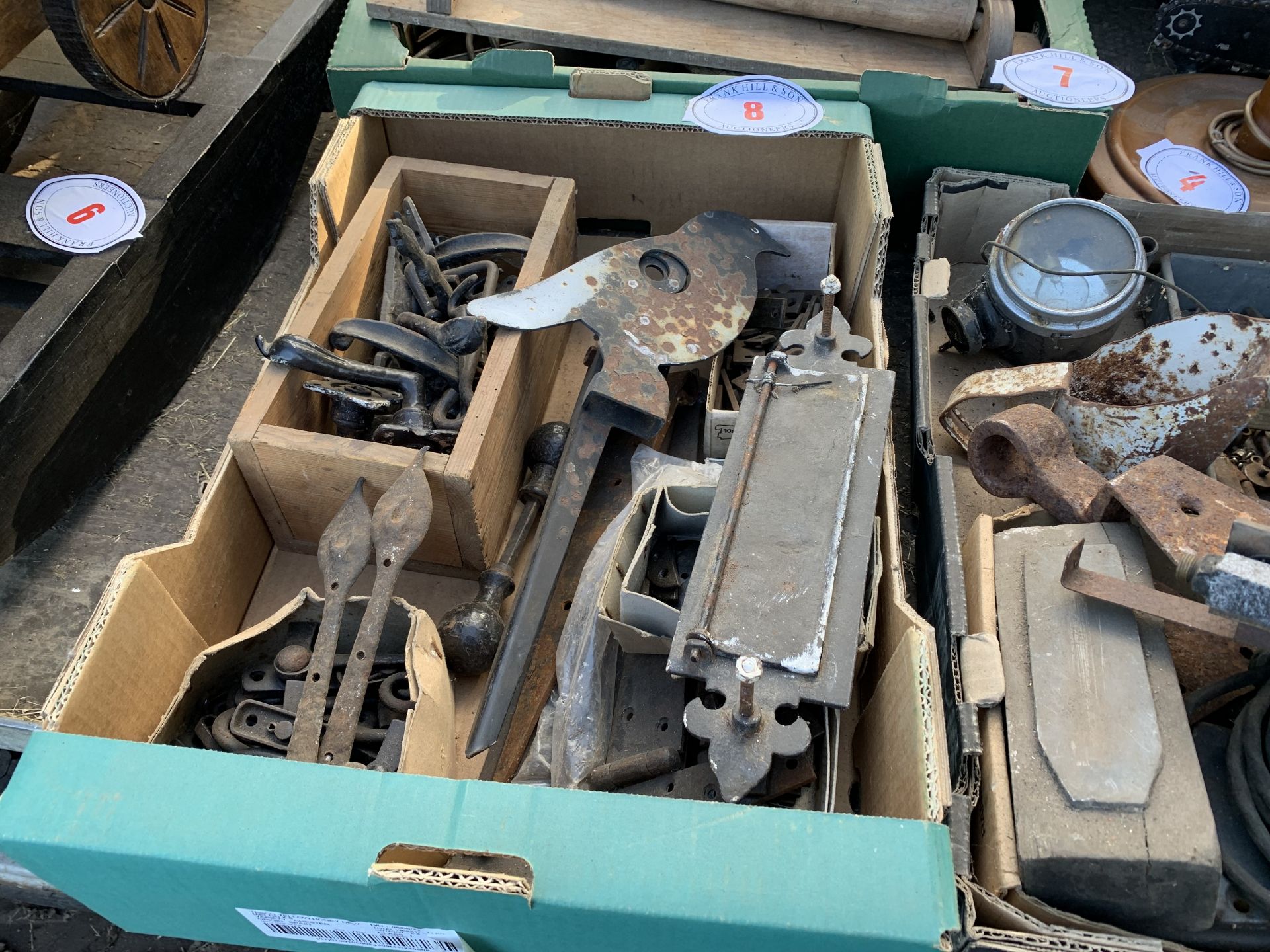 Box of metalwork