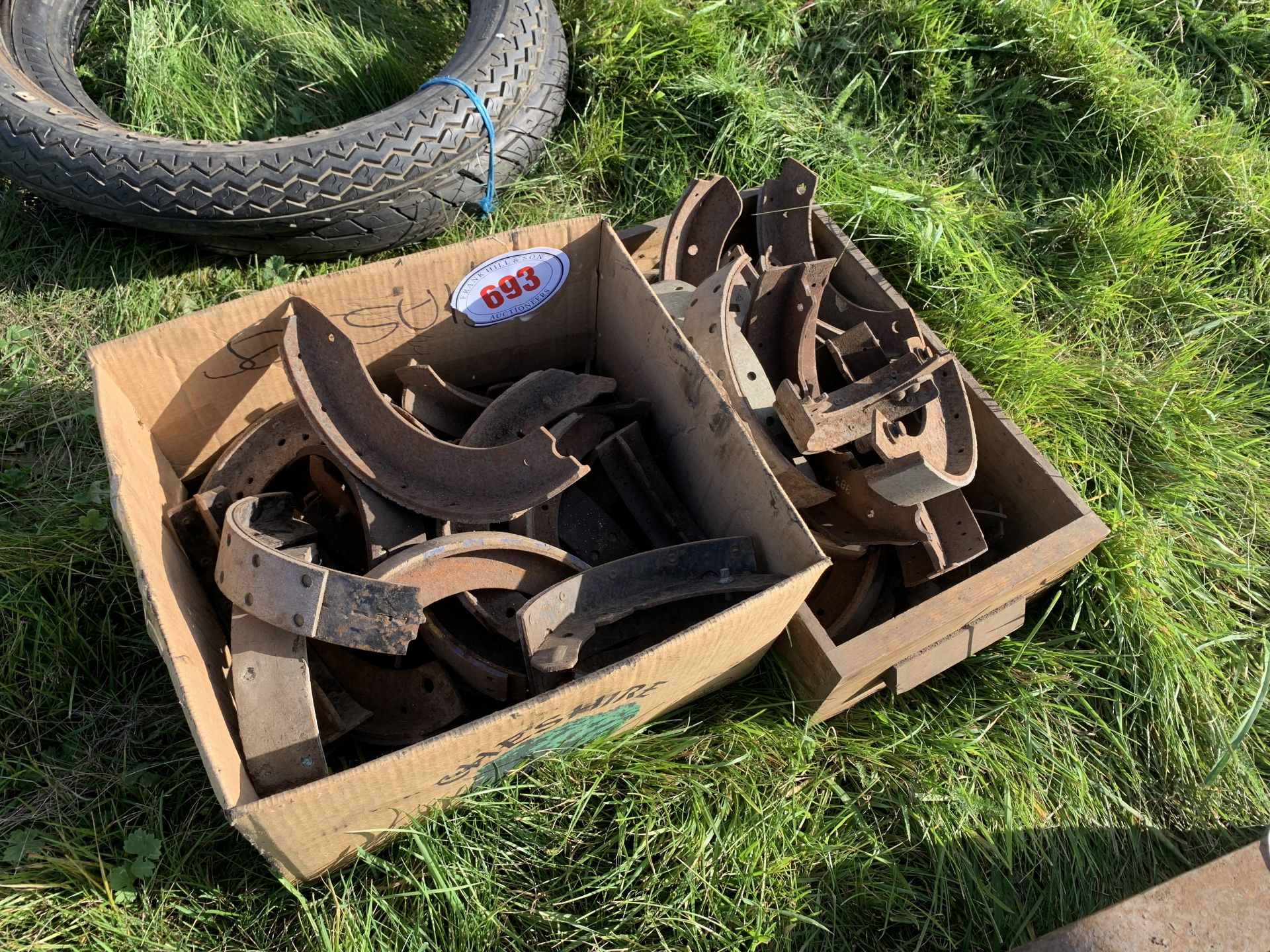 2 boxes of brake shoes