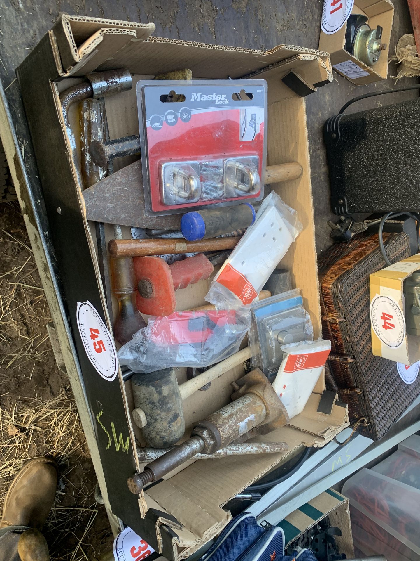 Box of tools etc