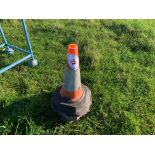 3 traffic cones