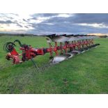 +VAT Gregoire-Besson 8f semi mounted plough with hydraulic vari-width