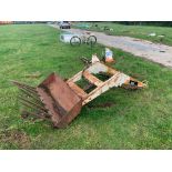 David Brown 885 front loader with brackets