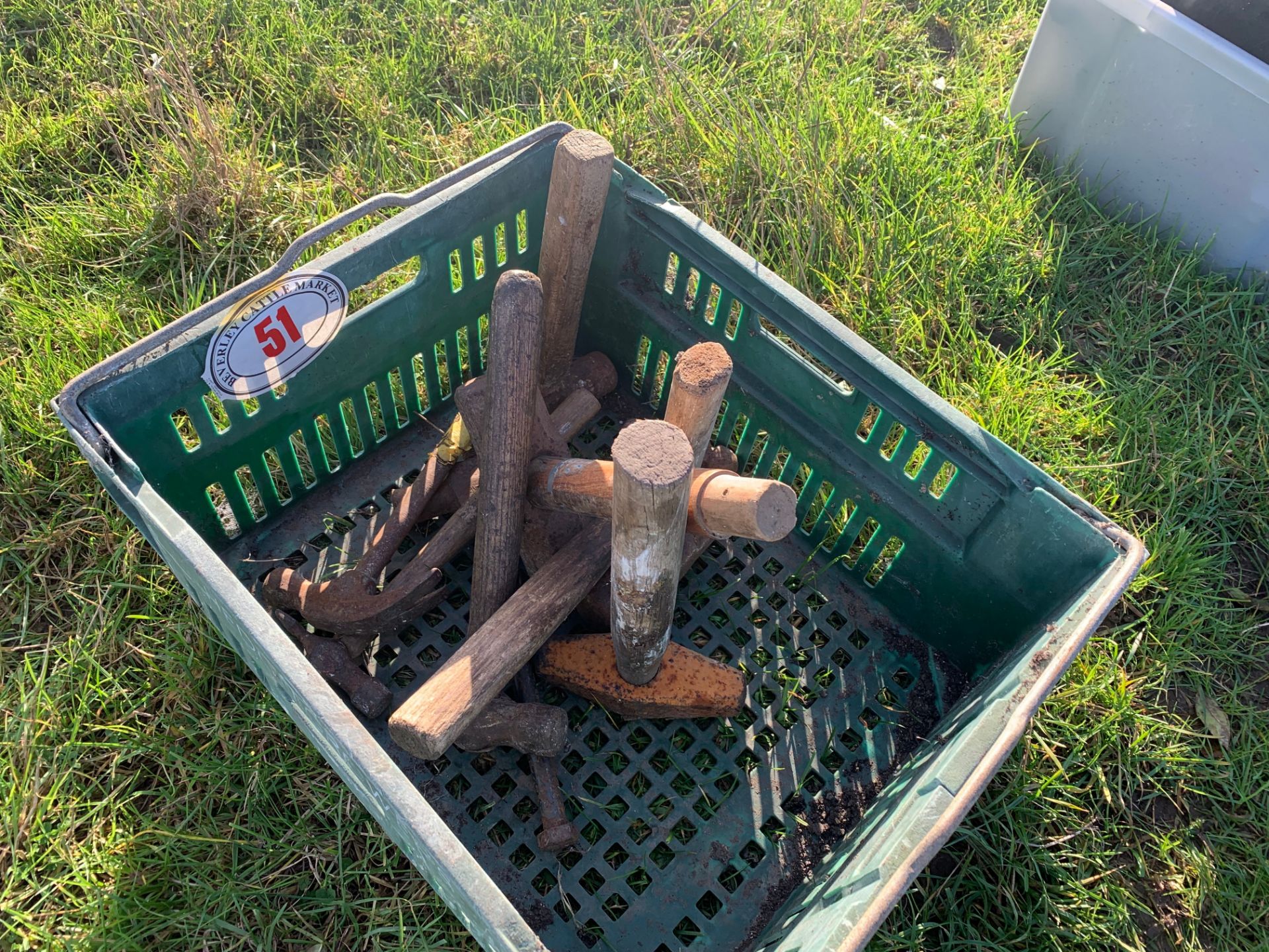 Box of hand tools