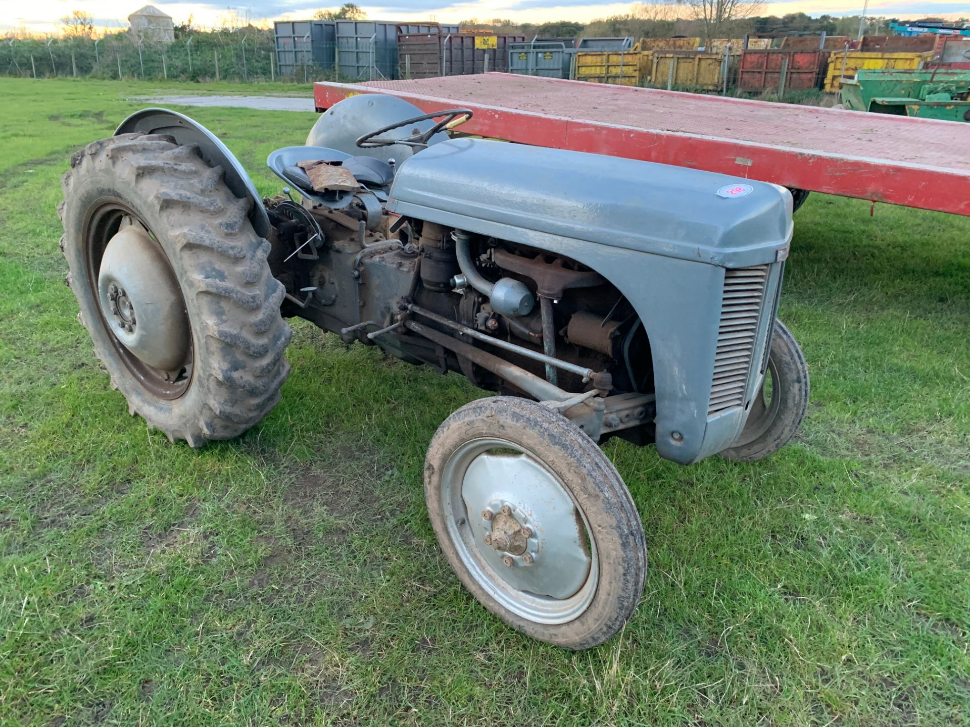 Grey Fergie TEF diesel tractor, RBT 609 - Bild 3 aus 4