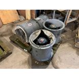 4 extractor fan units with motors