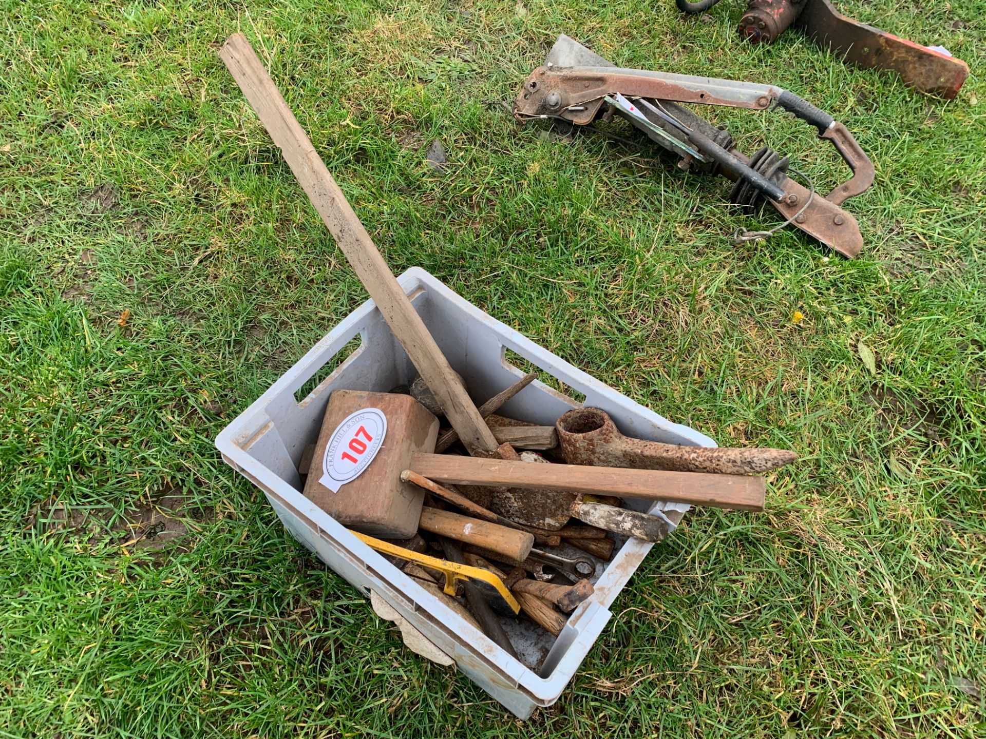 Box of hand tools