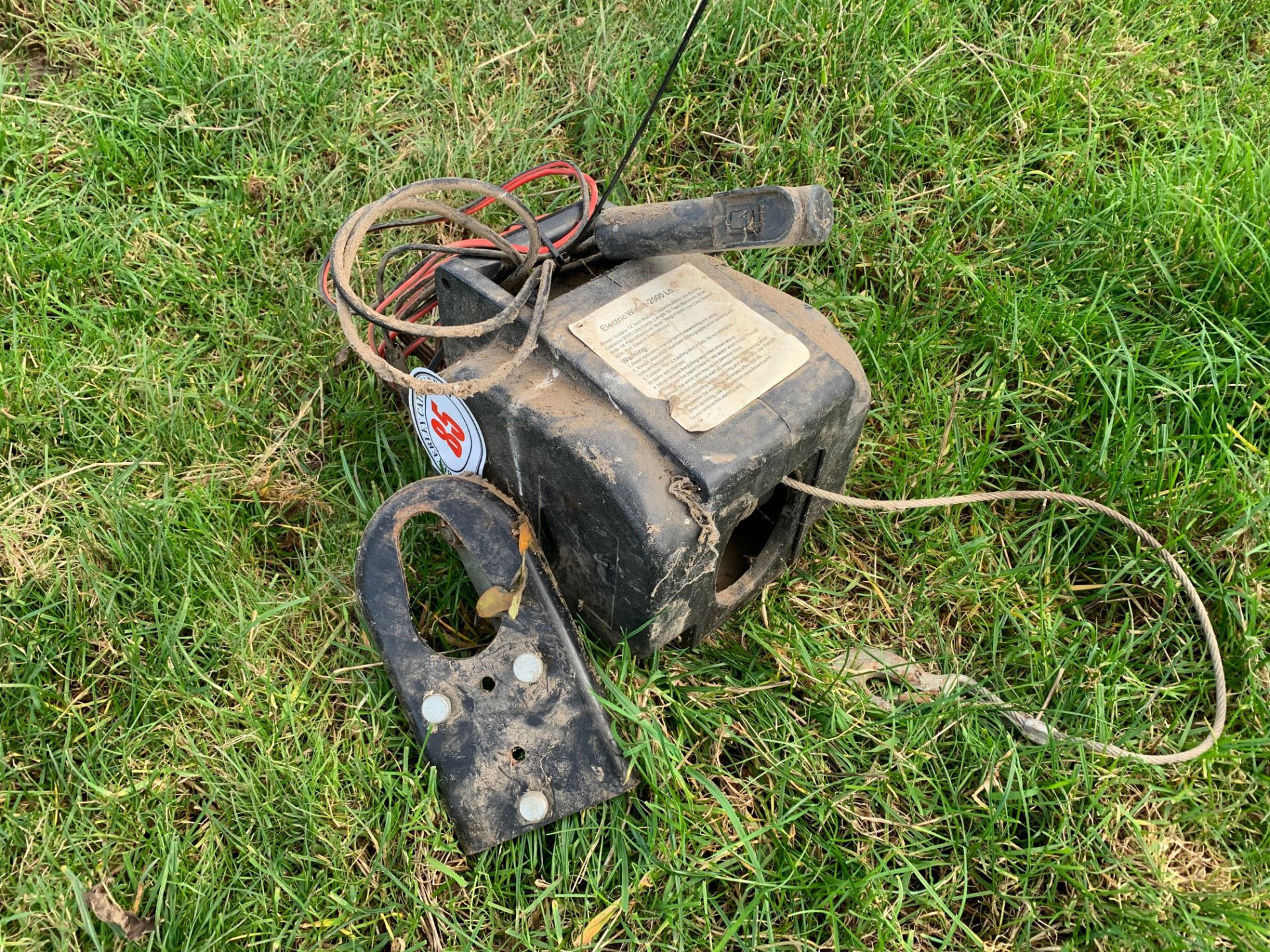 2000lb electric winch