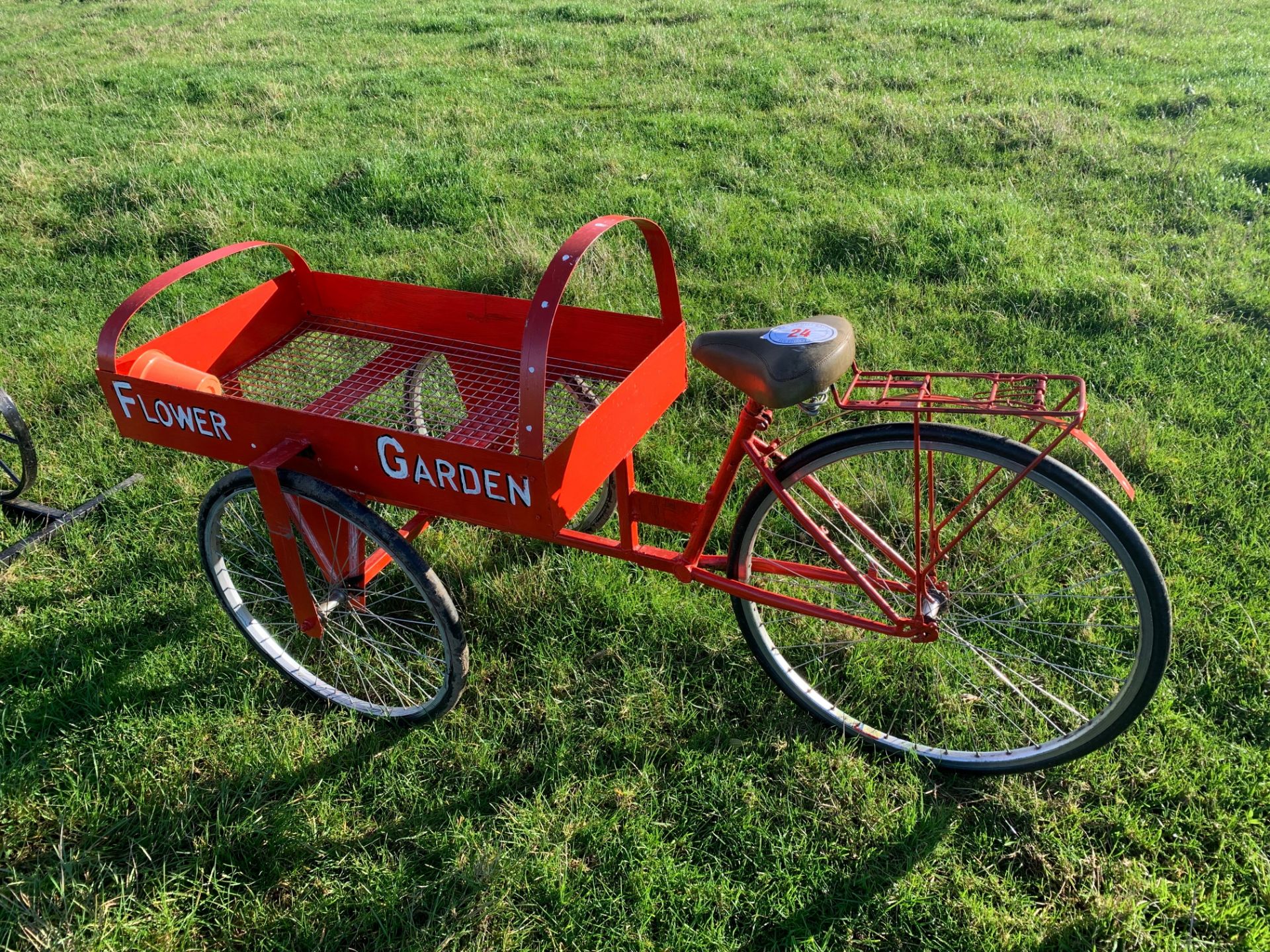 Flower garden display bike