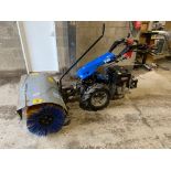 Power Safe 1m pedestrian road sweeper, Yanmar engine