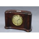 Early 20th century mantle clock retailed by Brook & Sons, Edinburgh, in mahogany case, complete with