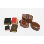 Collection of miniature books to include The Vicar of Wakefield, Small Rain and Evening Prayer,