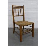 Late 19th / early 20th century childs sussex style chair. 63 x 36 x 31cm.