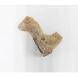 Greek stone figure of a horse, 9cm. Provenance: Acquired by an Ex Serviceman