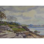 Stirling Gillespie (Scottish 1908 - 1993) Kerrycroy Shore (Bute), watercolour, signed, framed