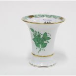 Herend, Hungarian porcelain vase, 10cm
