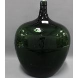 Large green glass bottle / carboy, approx. 50cm high