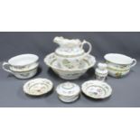 George Jones Crescent China, nine piece toilet set (9)