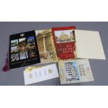 A collection of Guildhall Menus, events to include Luncheon in celebration of the Golden Jubilee