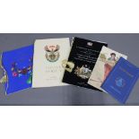 A collection of Guildhall Menus, events to include Reception & Banquet in the Presence of the Prince