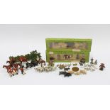 Two boxed sets of Lilliput World Models and a large collection of Britains and other make lead