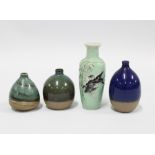 A group of four miniature Chinese vases,9cm (4)