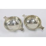 A pair of George V silver quaich, Mackay & Chisholm, Edinburgh 1934, 11cm (2)