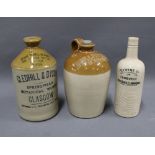 Plynine Co Ltd Edinburgh - Household Ammonia stoneware bottle, Gledhill & Dyson - Glasgow