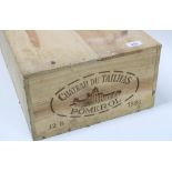 Chateau du Tailhas Pomerol, 1986, full unopened crate (12)