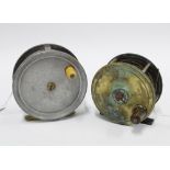 Charles Farlow 191 Strand of London fishing reel & a Graham & Co of Inverness fishing reel (2) (a/f)