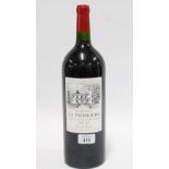 Magnum bottle of Chateau La Pierriere Castillon Cotes de Bordeaux, 2014 Grand Vin, Olivier de