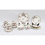 Paragon Exotic Bird and Flower fine bone china teaset, six place setting.