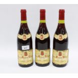 Three bottles of Cote de Beaune-Villages, 1982 (3)