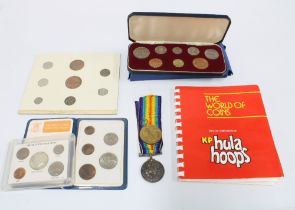 WWI War & Victory medals awarded to 204673 Pte W. Young LN Lan R, together with Silver Jubilee