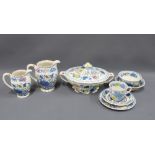 Collection of Masons Regency pattern pottery, tallest 16cm (8)