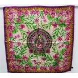 Atelier Versace silk scarf, approx. 85cm square