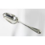 18th century provincial silver table spoon, hanoverian pattern, makers mark for Coline Allen,