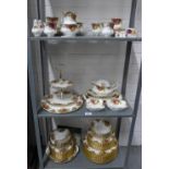 Royal Albert Old Country Roses dinner service with part teaset (a lot)