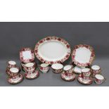 Royal Albert Old English Rose tea set (40)