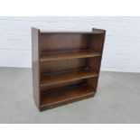 Early 20th century open bookcase. 78 x 69 x 20cm.